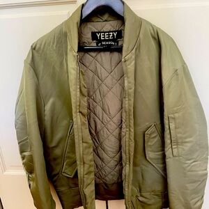 Yeezy x adidas season 1 Olive bomber jacket